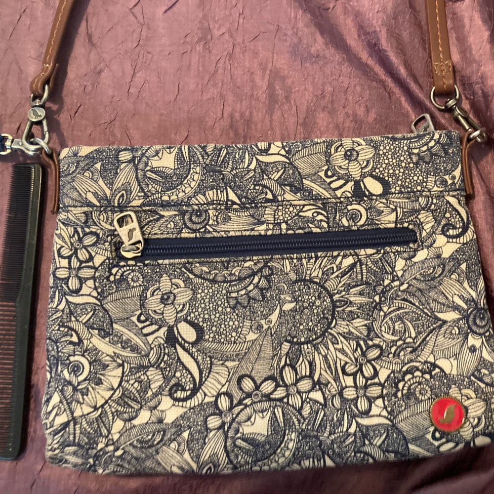 Sakroots Bird Patterned Interior Bag